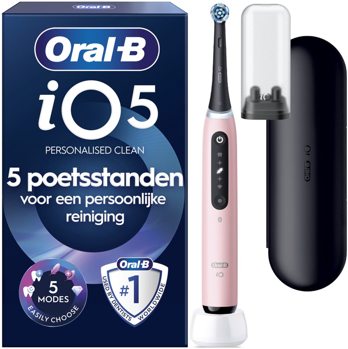 Oral-B iO 5N Roze met Reisetui