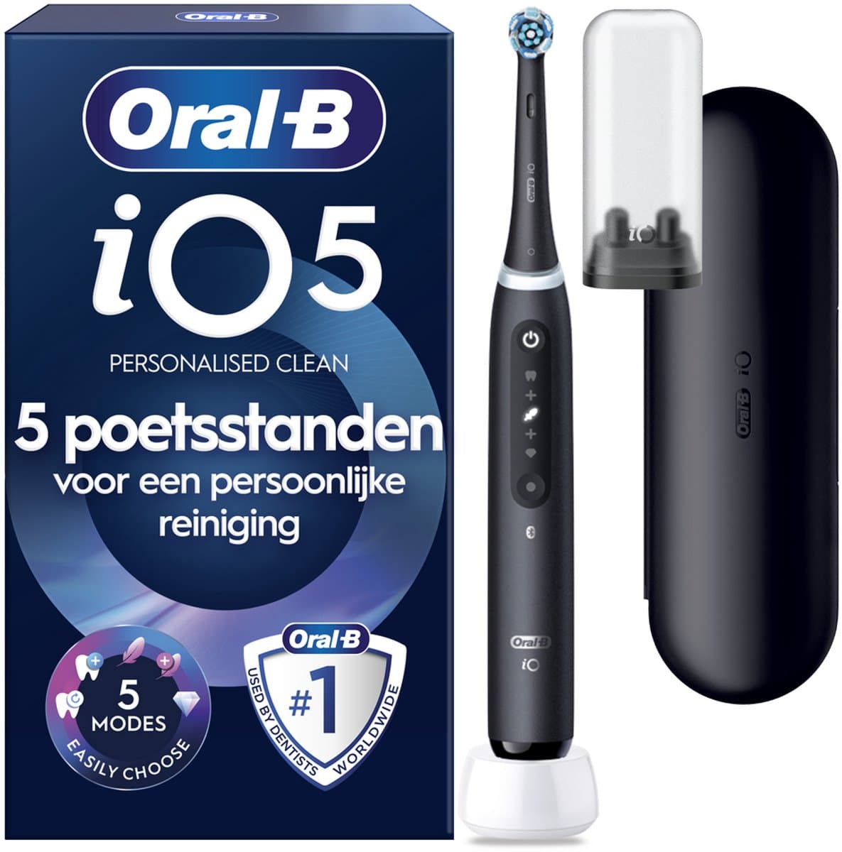 Oral-B iO 5N Magnetisch Zwart