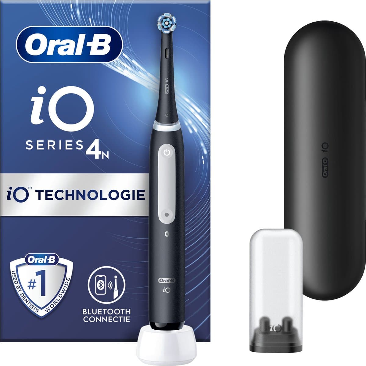 Oral-B iO 4N Zwart Elektrische Tandenborstel