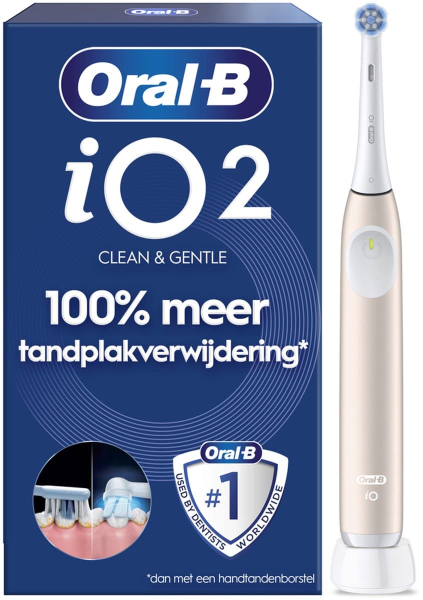 Oral-B iO2 Elektrische Tandenborstel - Calm Pink - 1 stuk